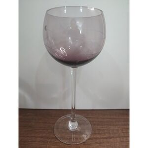 Lenox Balloon Wine Glass Tuscany Seasons Amethyst W5